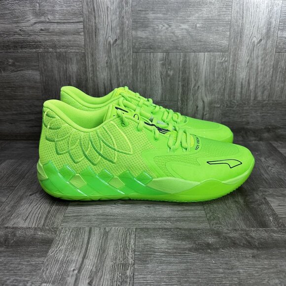 Puma MB.01 Lo Men's size 16 Gecko Volt Basketball Shoes 376941-07 - Picture 1 of 8